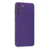 Samsung Galaxy S21 Plus Kılıf Nano İçi Kadife Silikon - Mor