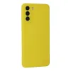 Samsung Galaxy S21 Plus Kılıf Nano İçi Kadife Silikon - Sarı