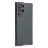 Samsung Galaxy S22 Ultra Kılıf Razer Lensli Silikon - Mor