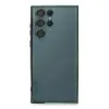 Samsung Galaxy S22 Ultra Kılıf Razer Lensli Silikon - Yeşil