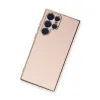 Samsung Galaxy S22 Ultra Kılıf Volet Silikon - Pembe