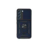 Samsung Galaxy S23 Kılıf Pars Lens Yüzüklü Silikon - Lacivert