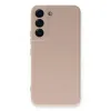 Samsung Galaxy S23 Plus Kılıf Nano İçi Kadife Silikon - Pudra