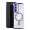 Samsung Galaxy S25 Edge Joke Simli Magneticsafe Kılıf - Derin Mor
