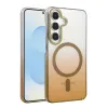 Samsung Galaxy S25 Glossy Magsafe Kapak - Çöl Titanyum