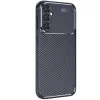 Samsung Galaxy S25 Kılıf Auto Focus Karbon Kapak - Lacivert