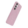 Samsung Galaxy S25 Regal Magsafe Standlı Kapak - Açık Pembe
