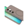 Samsung Galaxy S25 Regal Magsafe Standlı Kapak - Çöl Titanyum