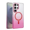 Samsung Galaxy S25 Ultra Glossy Magsafe Kapak - Pembe