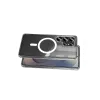 Samsung Galaxy S25 Ultra Kılıf Magneticsafe Şeffaf Silikon - Şeffaf