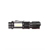 Şarjlı Led El Feneri - 14500 Pil Dahil, 4 Işık Modu, Mini Boy