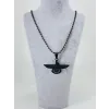 Siyah Çelik Erkek Kolye - Ekl0117