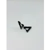 Siyah Çelik Erkek Küpe Çap (9 Mm) Kalınlık (3 Mm) - Ekp0021