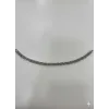 Siyah Deri / Çelik  Erkek Deri Bileklik 20 Cm  - Ebl0043