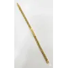 Siyah Deri / Çelik  Erkek Deri Bileklik 20 Cm  - Ebl0053