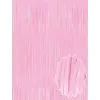 Soft Pembe Püsküllü Kapı Perdesi - Parti, Baby Shower, Cinsiyet Partisi 1x2 M