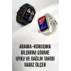 Suya Dayanıklı Bluetooth Akıllı Saat Gps, Adımsayar, Nabız & Sağlık Takibi
