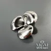 Taşsız Rodyum Kaplamalı Küpe - Kp00146