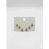 Tatlı Minik Kaplumbağalar Altılı Küpe - Kp00663