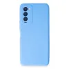 Tecno Camon 18 Kılıf First Silikon - Mavi