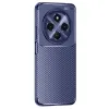 Tecno Spark 30c Kılıf Auto Focus Karbon Kapak - Lacivert
