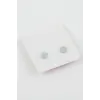 Tek Taş Mıknatıslı Cam Küpe ( 7 mm)