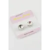 Tek Taş Mıknatıslı Cam Küpe ( 7 mm)