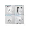 Tekli Yüksek Voltaj Korumalı Duvar Prizi 2x Type-c 1x Usb Çıkışlı Priz Grup Priz Çoğaltıcı Siyah