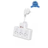 Termal Akım Korumalı 3’lü Duvar Tipi Priz 1x Usb 2x Type-c Çıkışlı Grup Priz Çoğaltıcı (3500w)