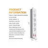 Termal Akım Korumalı 4’lü Priz 4x Usb 2x Type-c Çıkışlı Grup Priz Çoğaltıcı (3500w)