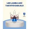 Timsah Kıskaçlı 12v Led Ampul Kamp Ve Acil Durum Lambası