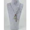 Tribal Balta  Figürü Çelik Erkek Kolye - Ekl0102