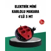 Türkiye Üretimi 5 Metre 4 Prizli Kablolu Makara