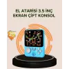 Tv Bağlantılı Çift Oyunculu Şarjlı Retro Gamepad Seti