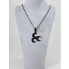 Üç Hilal Çelik Erkek Kolye - Ekl0116