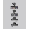 Üç Kameralı Araç Dvr Full Hd Gece Görüşlü Ve 2 İnç Ips Ekranlı