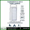 Usv 6v Akülü 80 Saat Kamp Lambası Işıldak
