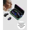 Uzun Pil Ömürlü E10 Powerbank Bluetooth Kulaklık Led Gösterge