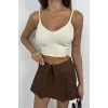 V Yaka Crop Bluz