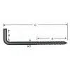 Vidalı Korniş Çivi No:6 - 4x60 - 100 Adet