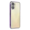 Vivo Y16 Kılıf Razer Lensli Silikon - Mor