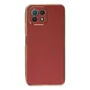 Xiaomi Mi 11 Lite Kılıf Volet Silikon - Kırmızı