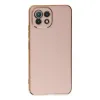 Xiaomi Mi 11 Lite Kılıf Volet Silikon - Pembe
