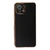 Xiaomi Mi 11 Lite Kılıf Volet Silikon - Siyah