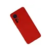 Xiaomi Mi 12 Kılıf Nano İçi Kadife Silikon - Kırmızı