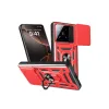 Xiaomi Mi 15t Pars Lens Yüzüklü Silikon - Kırmızı