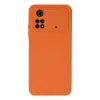 Xiaomi Poco M4 Pro 4g Kılıf Nano İçi Kadife Silikon - Turuncu