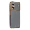Xiaomi Poco M5 Kılıf Liva Lens Silikon - Mavi
