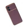 Xiaomi Poco M5 Kılıf Volet Silikon - Mor