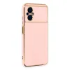 Xiaomi Poco M5 Kılıf Volet Silikon - Pembe